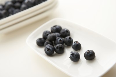 Blueberries are also rich in antioxidants.