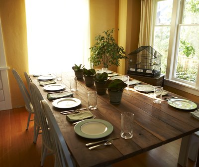 Set table for dinner party