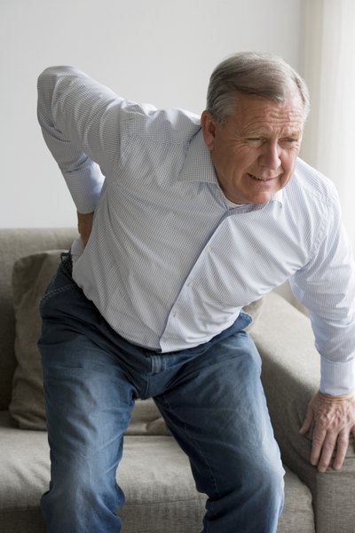 Man with back pain