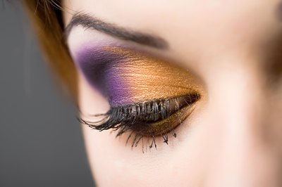 Colorful, creative eyeshadow