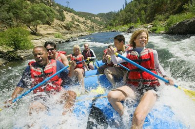 white water rafting