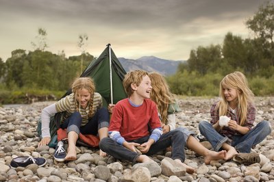 Set up a "camp out" party.