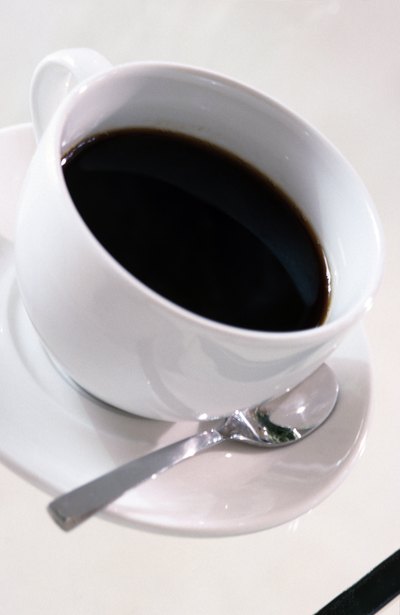 Cup of black coffee