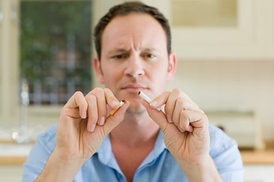 Quitting smoking.