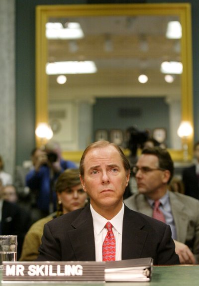 Jeffery Skilling at Senate committee hearing