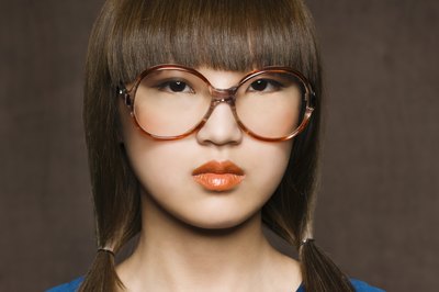 Choose eyeglass frames that flatter your face.
