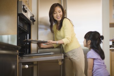 Baking cookies