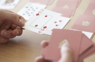 Games could consist of basic card games, such as "Old Maid" or "Go Fish."