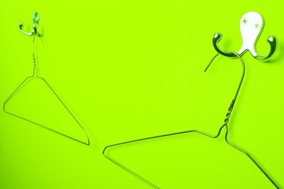 Wire coat hanger