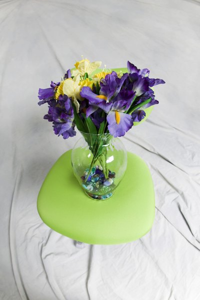 Iris are thought to represent faith, hope and wisdom.