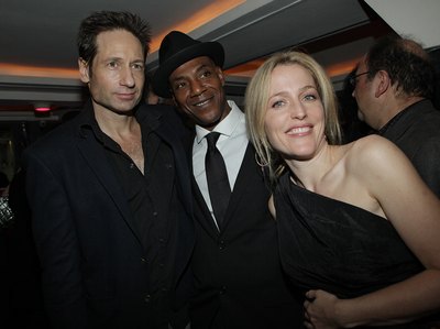 Gillian Anderson and David Duchovny
