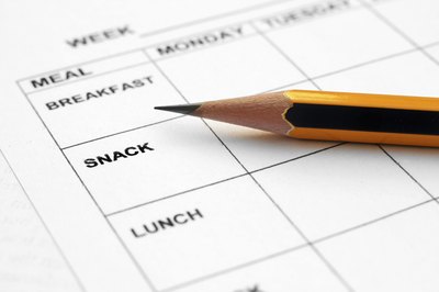 Meal plan schedule