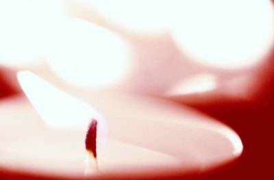 Pink candle