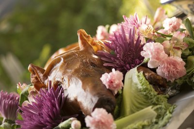 Pig on platter