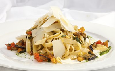 An Italian pasta dish.