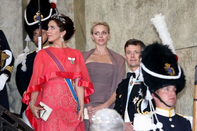 Women attending royal event