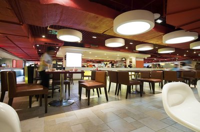 Interior of a modern restaurant
