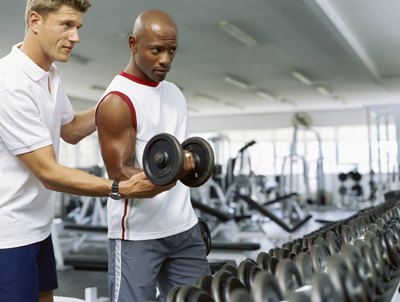 Man exercising
