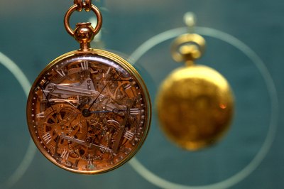 Gold and rock crystal pocket watch created by Abraham Breguet and belonged to French queen Marie Antoinette