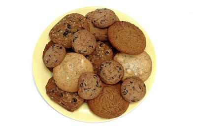 Serve fresh-baked cookies.