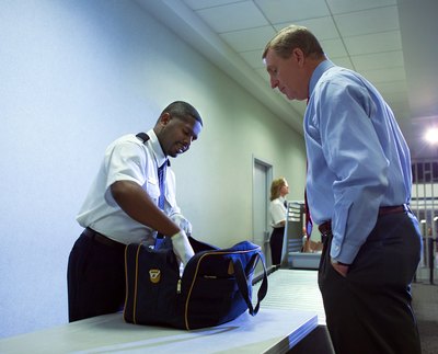 The TSA may confiscate items.