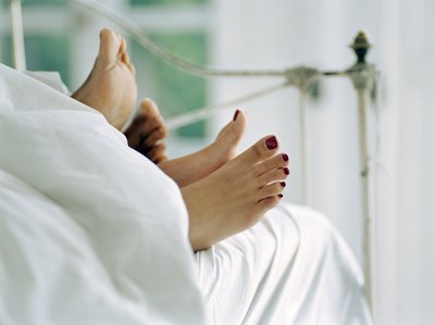 Sleep with your toes pointing up.