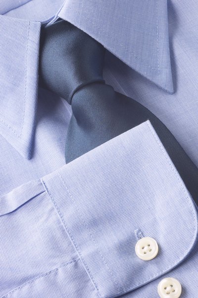 The cuff of a shirt.
