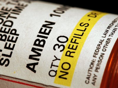 Ambien perscription bottle