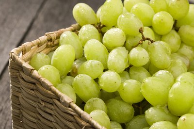 Grapes in a basket