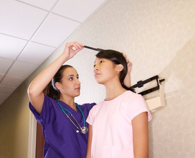 Better childhood nutrition and exercise can stimulate body growth.