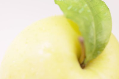 Golden Delicious apple.