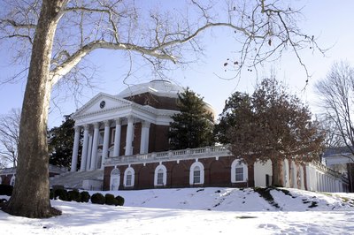 University of Virginia Rotunda in the winter