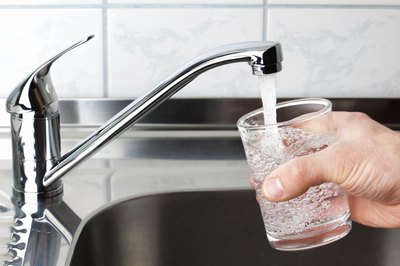 Tap water still contains bacteria.