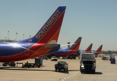 Southwest airlines flights on runway