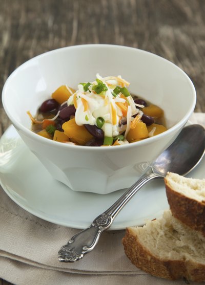 Chili with squash.
