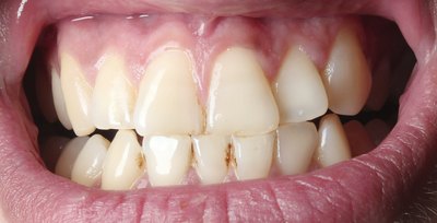 Gum disease.