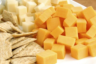 serve a variety of finger foods including cheeses