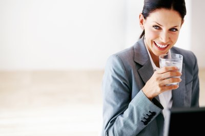 Drink plenty of water each day.