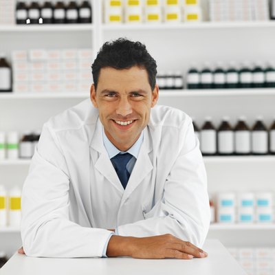 Pharmacist at drugstore