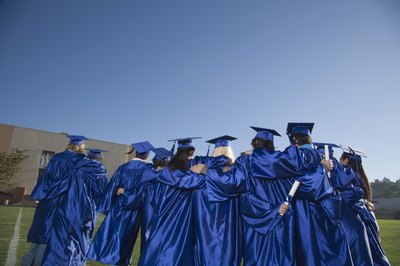 Graduates outside