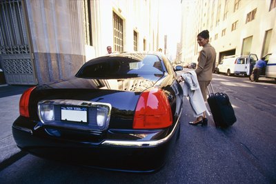 A private luxury car.