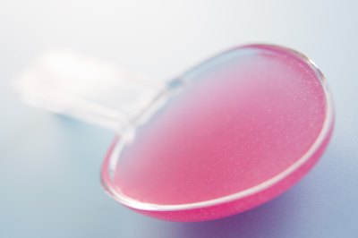 Amoxicillin in spoon