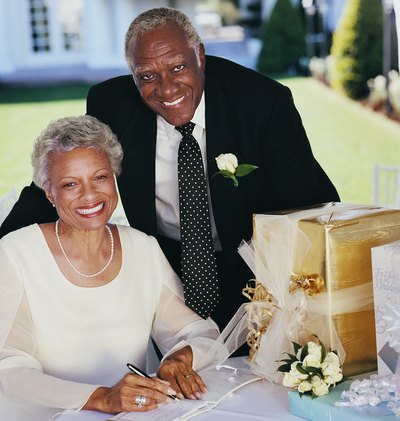 Hand written notes from the guests will create special memories.