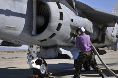 Breathing in jet fuel fumes can cause nausea and swelling of the lungs.