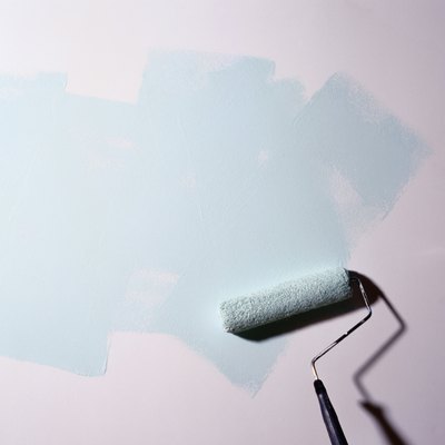 Paint and roller.