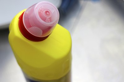 Disinfect with a bleach solution.