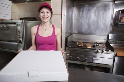 Fast food chains are a good option.