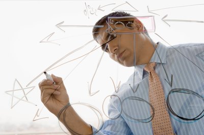 businessman determing time spans
