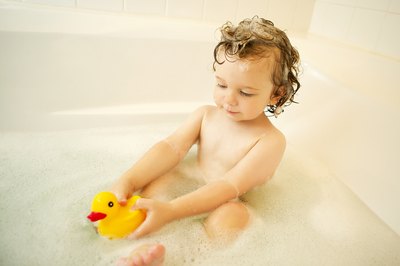 Give the child a lukewarm bath