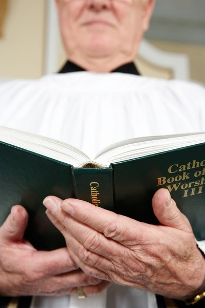 Pastor during his sermon